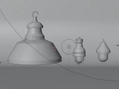 INDUSTRIAL LIGHTS wigan type 3D model