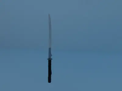 Sword Free low-poly 3D model 11