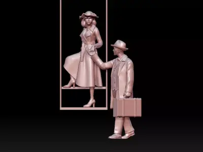 passengers 3D print model