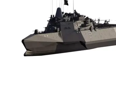 USS Pierre LCS-38 3D model