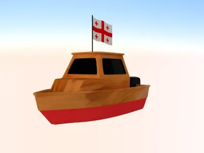 Georgia Fishing Boat 3D model
