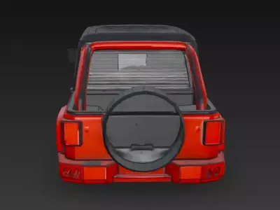 Jeep body part 3D model