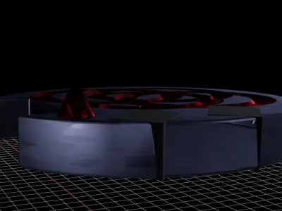 Drone sci-fi spaceship 3D model
