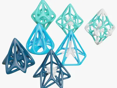  Math Sci-Fi Geometries Set 11 