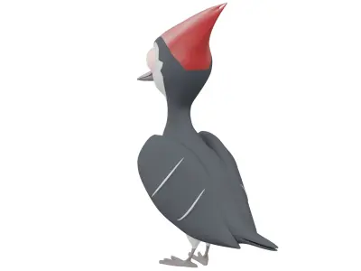 Woodpecker 3D model purchase