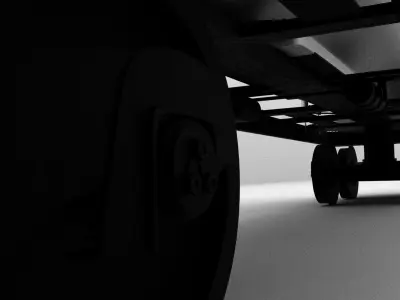 9000 Gal Bogie Tank 3D model