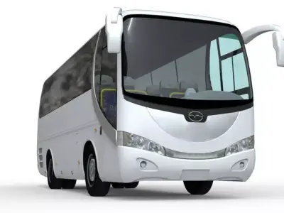 Wuzhoulong FDG 6860 Passenger Bus Low-poly 3D model