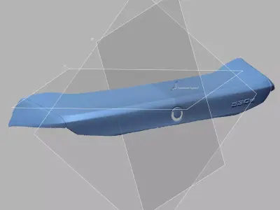 530 G30 Trunk scanned part 3D print model