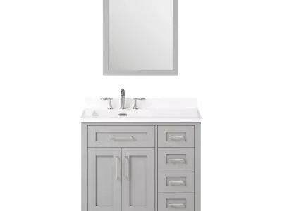 OVE Tahoe III 36 Dove Grey vanity 3D model