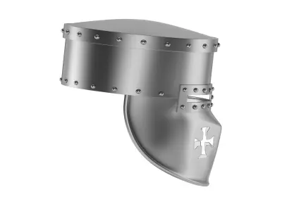 Medieval Helmet 06 3D model