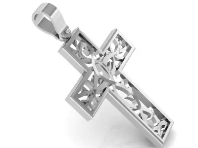 CROSS PENDANT CR18 3D print model