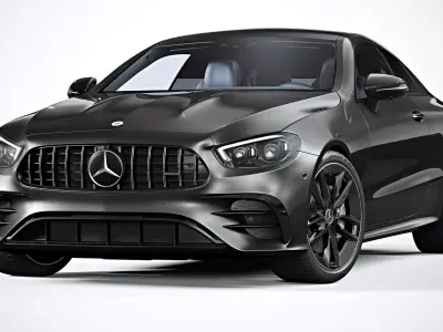 2021 Mercedes-Benz E53 AMG Coupe 3D model