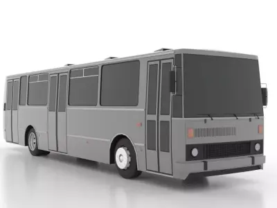 Karosa B731 Low Low-poly 3D model