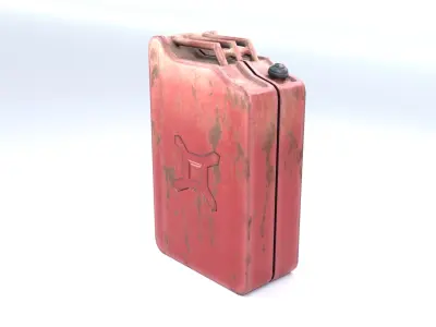 Jerrycan Free low-poly 3D model