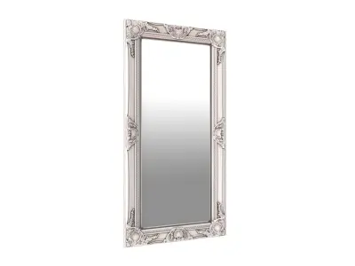Haywood Wall Mirror Antique Silver   3D model