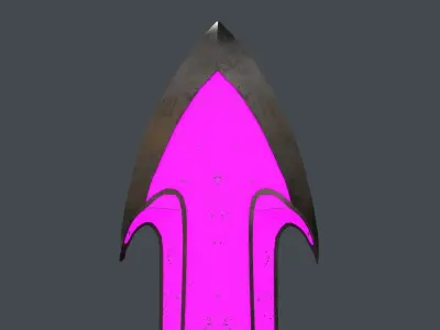 Sci-Fi Sword V4 - 05 Low-poly 3D model