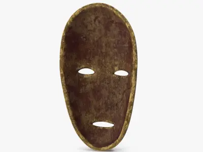  African Congo Mask 8 