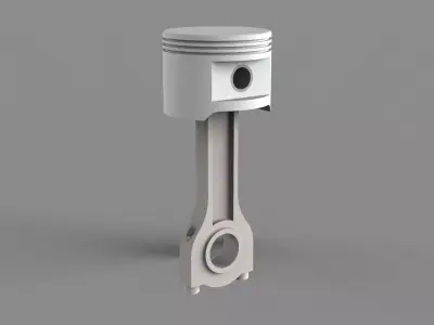 Piston 3D model by uasad