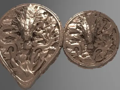 Dragon Crest 2 versions  3D model
