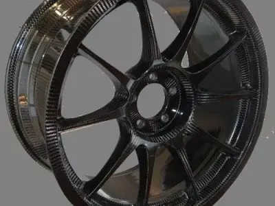 Custom Wheel Rim AUDI Free 3D model