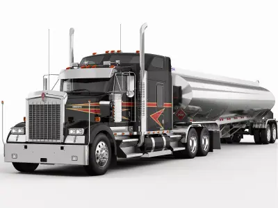 Kenworth W900 Fuel Tank 3D model