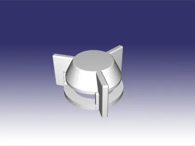 Model of the anti-personnel  mine MI AP DV 59 3D print model