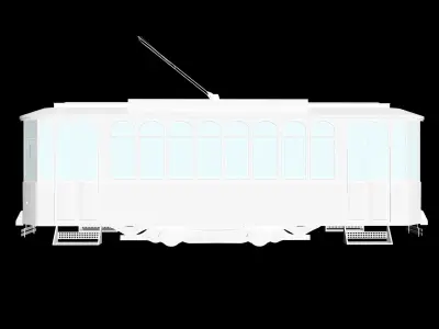 tram wagon  3D model