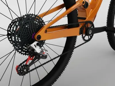 Mountain Bike 3D model buy