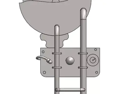 Steampunk saw 3D model