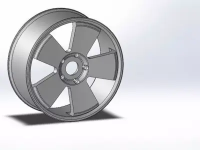 Rim metal wheel Free 3D model