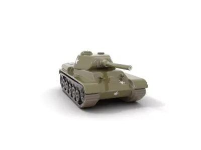 Classic Green Tank model pack Low-poly 3D model