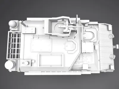 AMPV scale model 3D print model