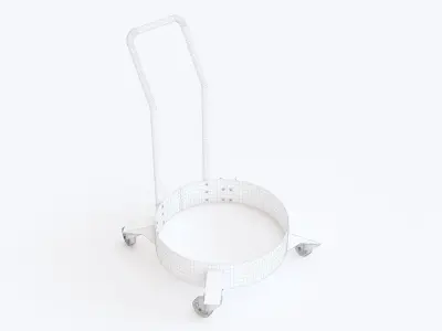 Trolley cart 02 3D model