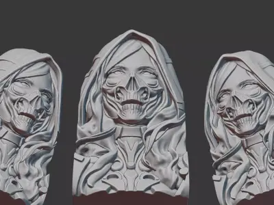 Sci-Fi Character Sculpture 3D print model