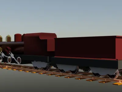 6 pistion climax 3D model