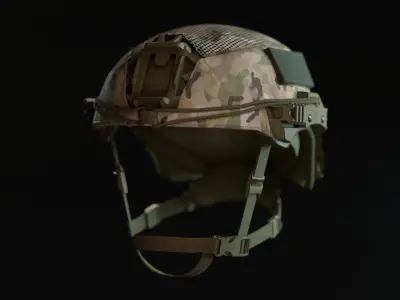 US COMBAT HELMETS ACH-IHPS Low-poly 3D model