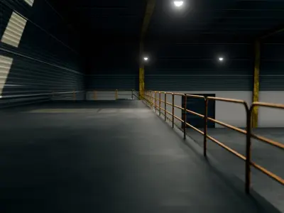 Ware House - Game Ready - PBR Low-poly 3D model