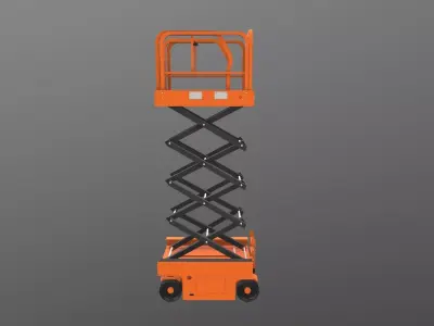 Lifter Machine Low-poly 3D model