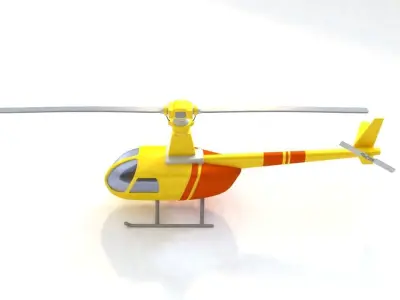 Helicopter Free 3D model