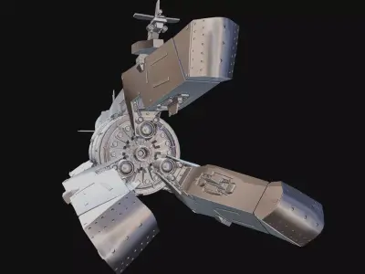 The Triglav Ship gundam 3D print model