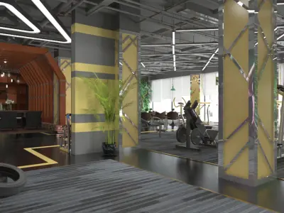 Gym Club  20 3D model