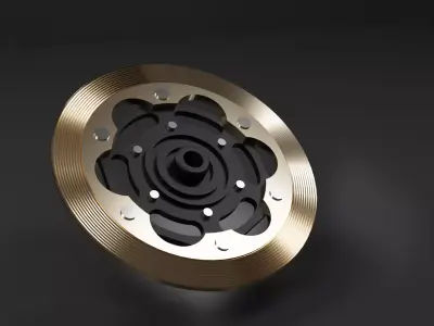 Replace brake disc for 1 12 bike 3D model