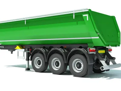Farm Trailer 3D model by 3D-Horse from CGTrader