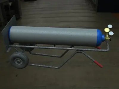 Hand Truck Free 3D model