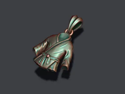 Kimono pendant 3D print model purchase