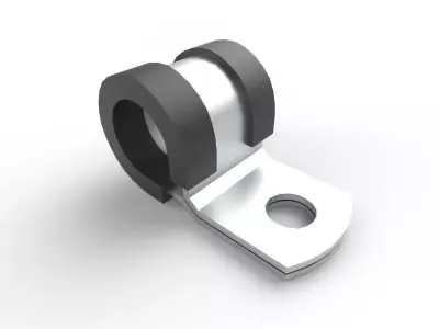 Cable Clamp M1 Low-poly 3D model