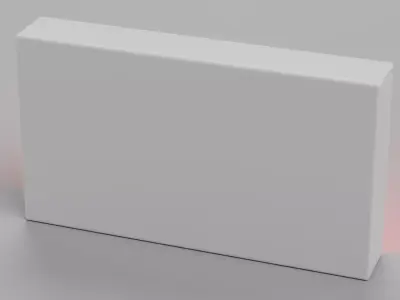 Number Box - Illuminated Numeric Display Light Low-poly 3D model