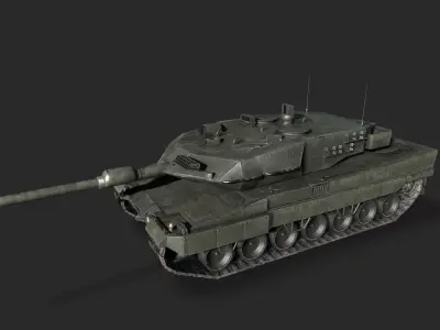 Main Tank Low-poly 3D model