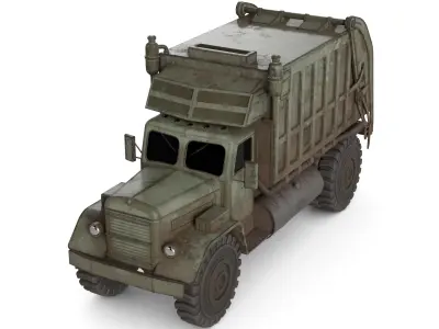 Garbage Truck 3D model get