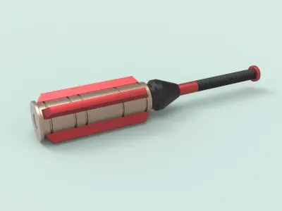 Thors baton from Thor Ragnarok 3D model